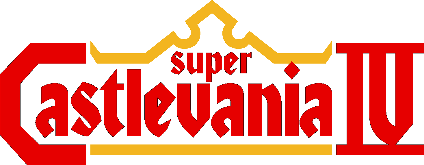 Super Castlevania IV logo for Super Nintendo